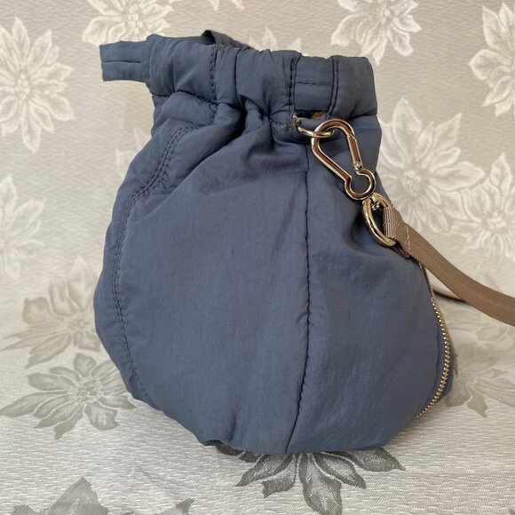 Vince Camuto Harlo Tote Pouchy Purse Handbag Crossbody Blue - Picture 3 of 16